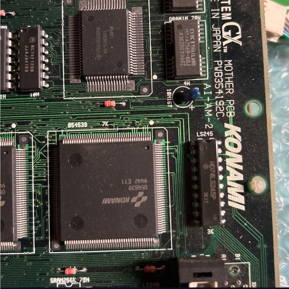 Konami Soccer Superstars 4 Player Kit w/ Cables + Manual Jamma Arcade PCB Board - Picture 8 of 12